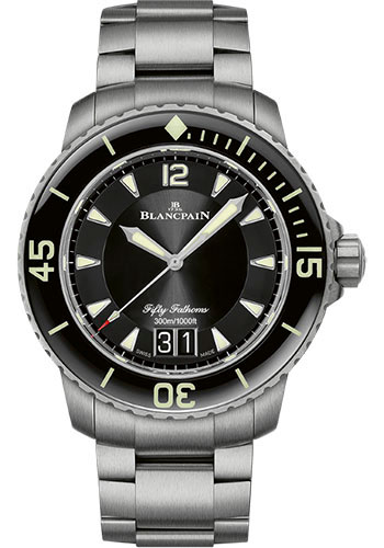 Blancpain Watches - Fifty Fathoms Grande Date - Style No: 5050-12B30-98