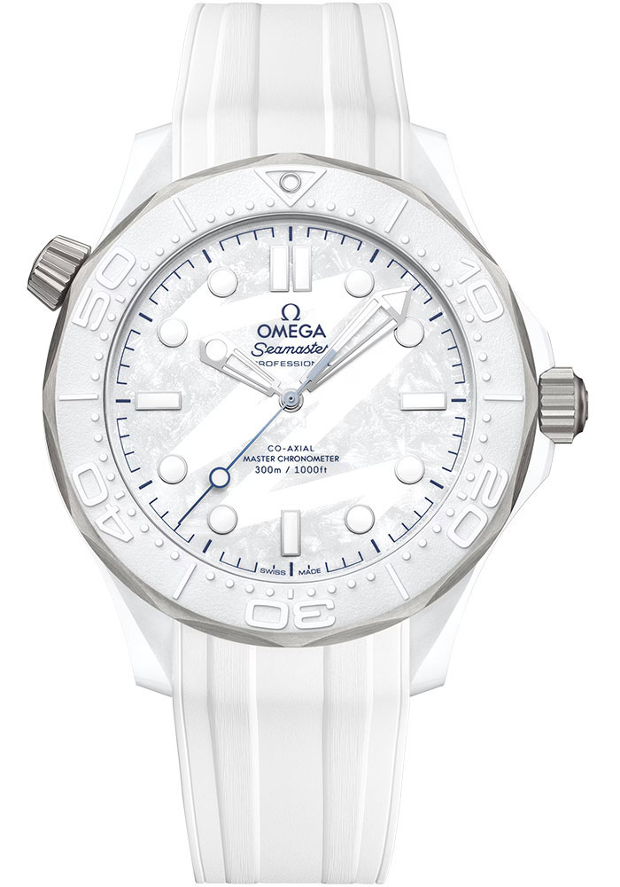 Omega Watches - Seamaster Diver 300M Co-Axial Master 43.5 mm - White Ceramic and Titanium - Style No: 522.92.44.20.04.001