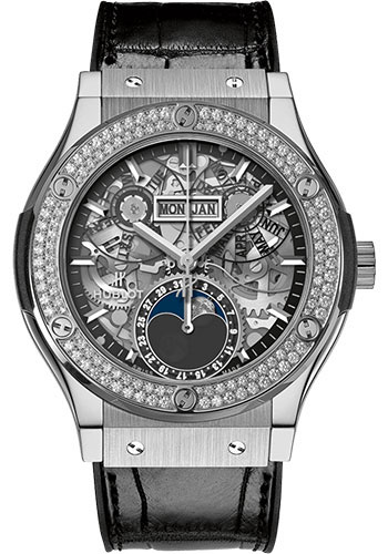 Hublot Watches - Classic Fusion 42mm Aerofusion Moonphase - Style No: 547.NX.0170.LR.1104