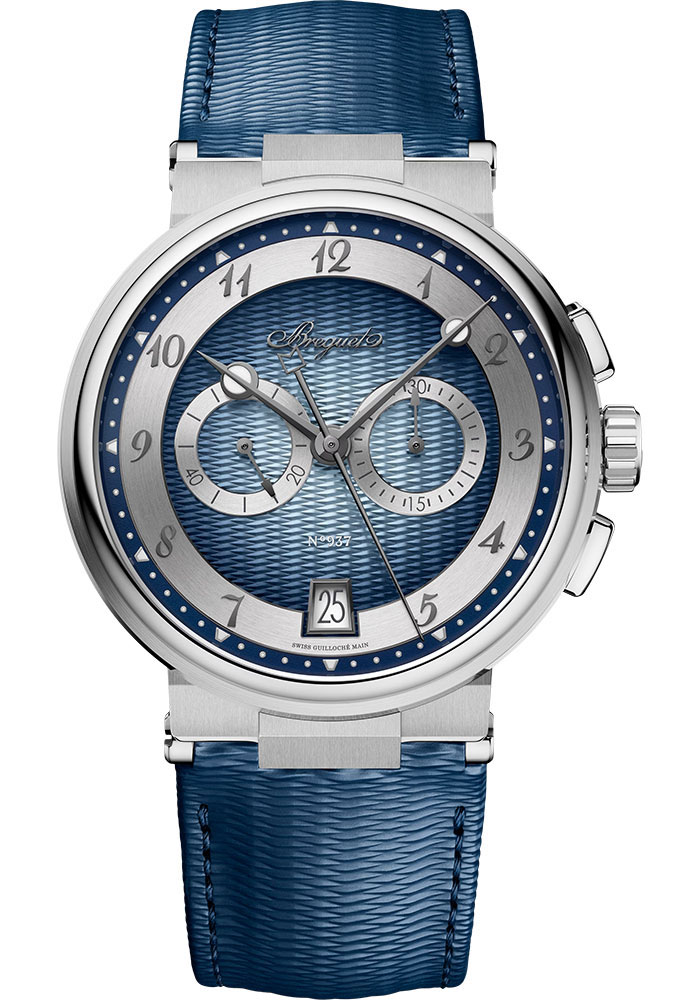 Breguet Watches - Marine 5527 - Chronograph - White Gold - 42mm - Style No: 5527BB/YA/5WV
