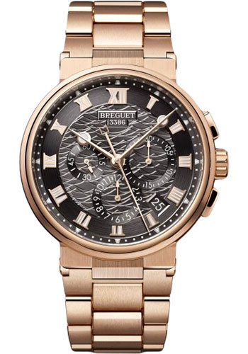 Breguet Watches - Marine 5527 - Chronograph - Rose Gold - 40mm - Style No: 5527BR/G3/RW0