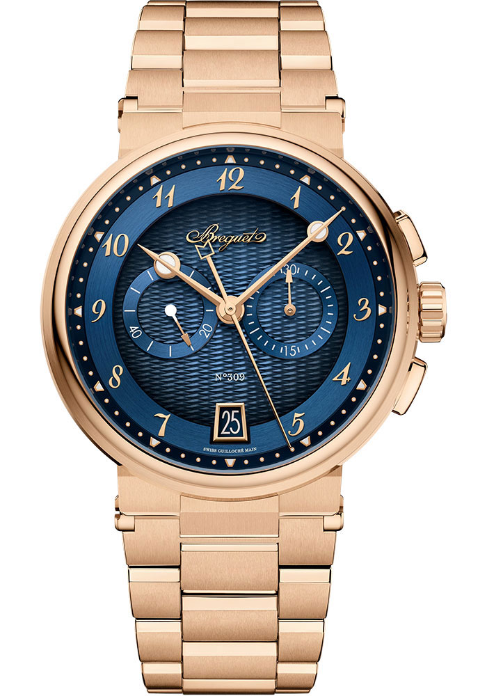 Breguet Watches - Marine 5527 - Chronograph - Rose Gold - 42mm - Style No: 5527BR/Y9/RW0