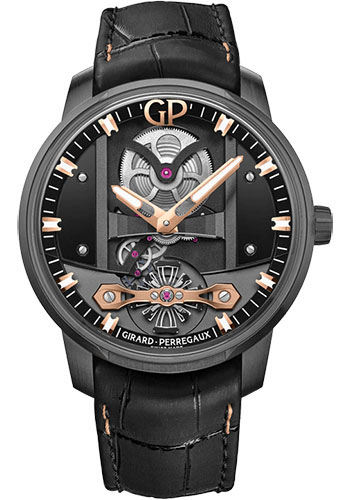 Girard-Perregaux Watches - Free Bridge - Style No: 82000-11-632-FA6A
