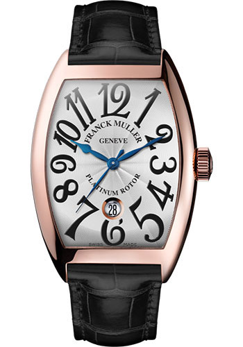 Franck Muller Watches - Cintre Curvex - Automatic - 39.6 mm Rose Gold - Strap - Style No: 8880 SC DT 5N White Black
