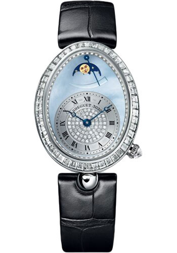 Breguet Watches - Reine de Naples 8909 - White Gold - 30.45mm - Style No: 8909BB/VD/964/D00D3L