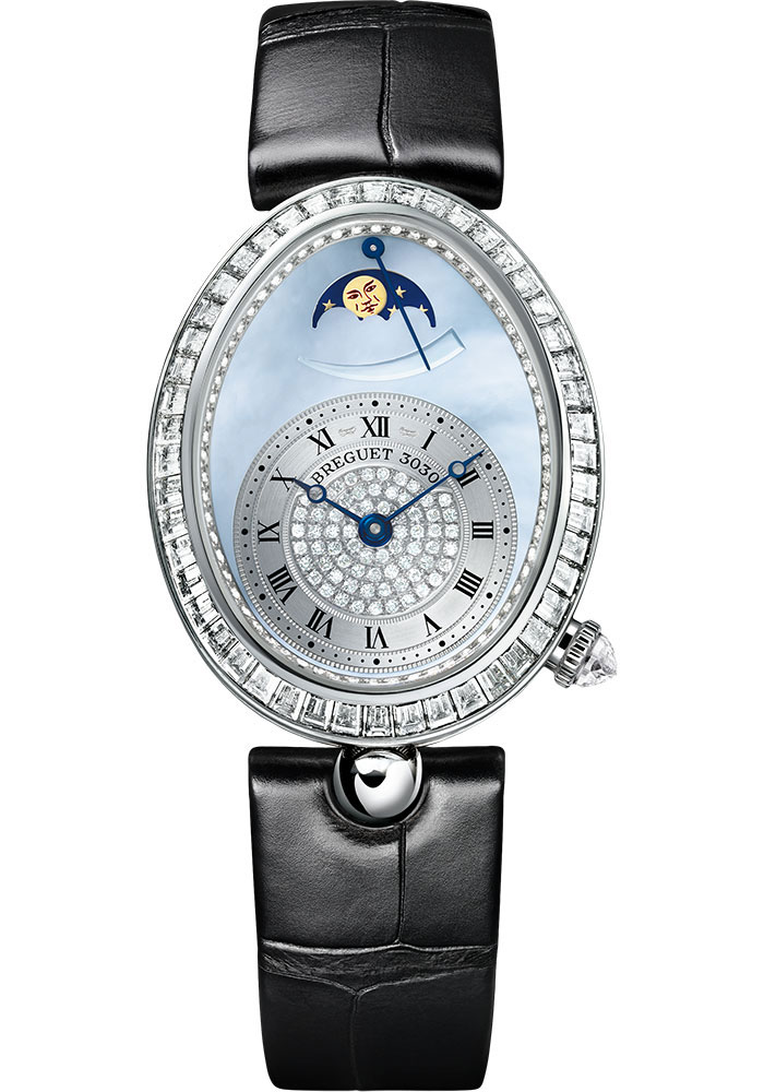 Breguet Watches - Reine de Naples 8909 - White Gold - 30.5mm - Style No: 8909BB/VD/964 D00D