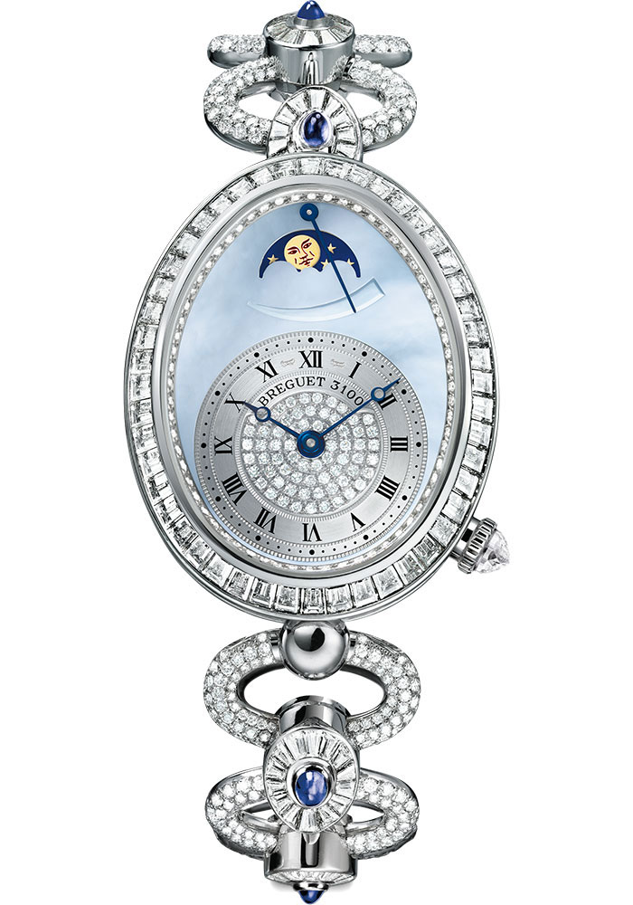 Breguet Watches - Reine de Naples 8909 - White Gold - 30.5mm - Style No: 8909BB/VD/J29 DDD0