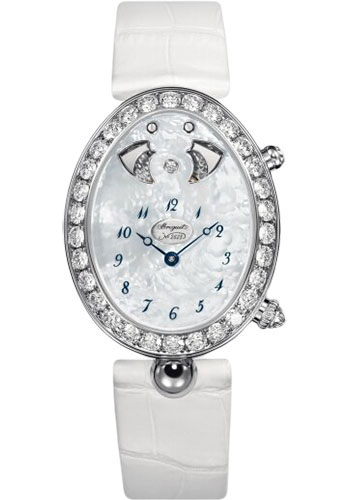 Breguet Watches - Reine de Naples 8978 - White Gold - 30.4mm - Style No: 8978BB/58/974/D00D3L