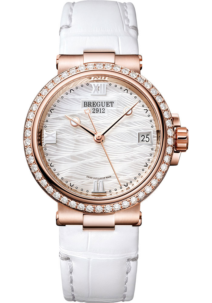 Breguet Watches - Marine 9518 - Dame - Rose Gold - 35.8mm - Style No: 9518BR/52/984 D000