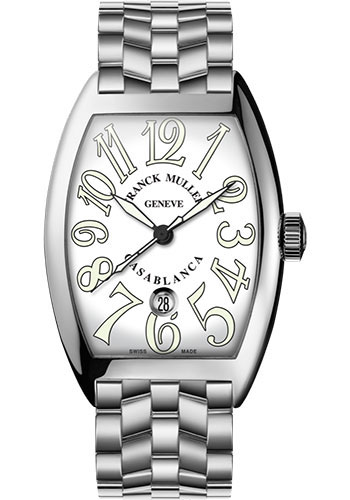 Franck Muller Watches - Cintre Curvex - Automatic - 43 mm Casablanca - White Gold - Bracelet - Style No: 9880 C DT O OG White