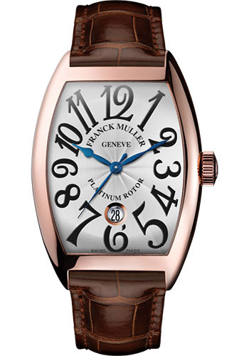 Franck Muller Watches - Cintre Curvex - Automatic - 43 mm Rose Gold - Strap - Style No: 9880 SC DT 5N White Brown