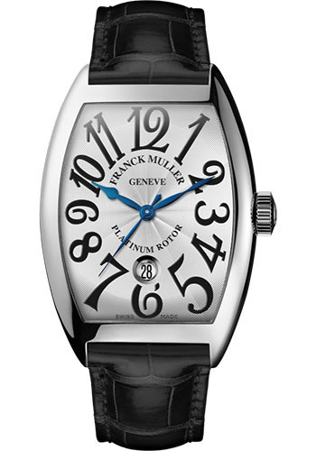Franck Muller Watches - Cintre Curvex - Automatic - 43 mm White Gold - Strap - Style No: 9880 SC DT OG White Black