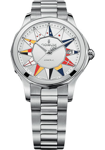 Corum Watches - Admiral Legend 38 mm - Stainless Steel - Style No: A082/03184 - 082.200.20/V200 BL12