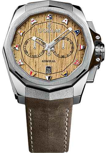 Corum Watches - Admiral Chronograph 45 mm - Stainless Steel - Style No: A116/03574
