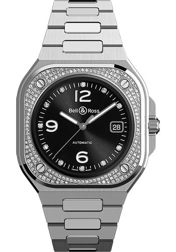 Bell & Ross Watches - BR 05 Diamond - Style No: BR05A-BL-STFLD/SST