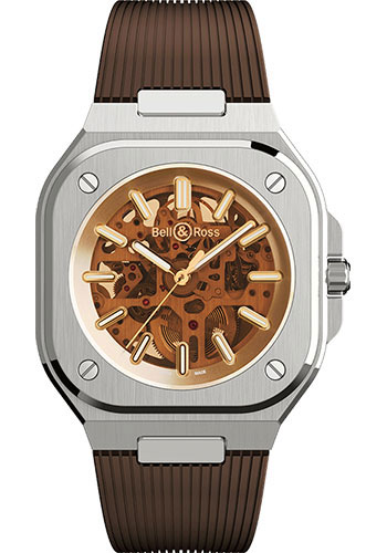 Bell & Ross Watches - BR 05 Skeleton Golden - Style No: BR05A-CH-SKST/SRB