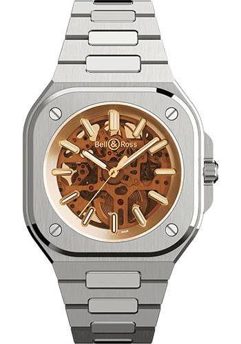 Bell & Ross Watches - BR 05 Skeleton Golden - Style No: BR05A-CH-SKST/SST