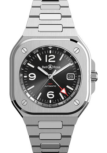 Bell & Ross Watches - BR 05 GMT - Style No: BR05G-BL-ST/SST