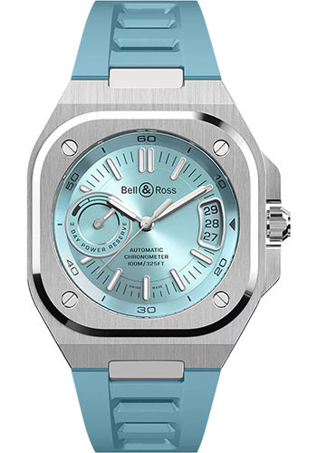 Bell & Ross Watches - BR-X5 Ice Blue Steel - Style No: BRX5R-IB-ST/SRB