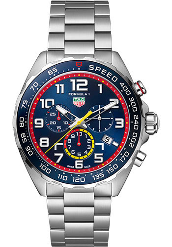 Tag Heuer Watches - Formula 1 Quartz Chronograph 43 mm - Steel - Bracelet - Style No: CAZ101AL.BA0842