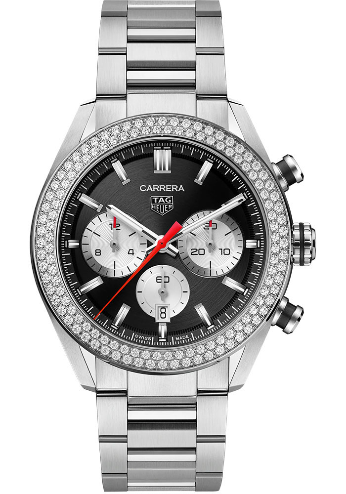 Tag Heuer Watches - Carrera Chronograph Automatic 44 mm - Steel - Bracelet - Style No: CBN2A12.BA0643