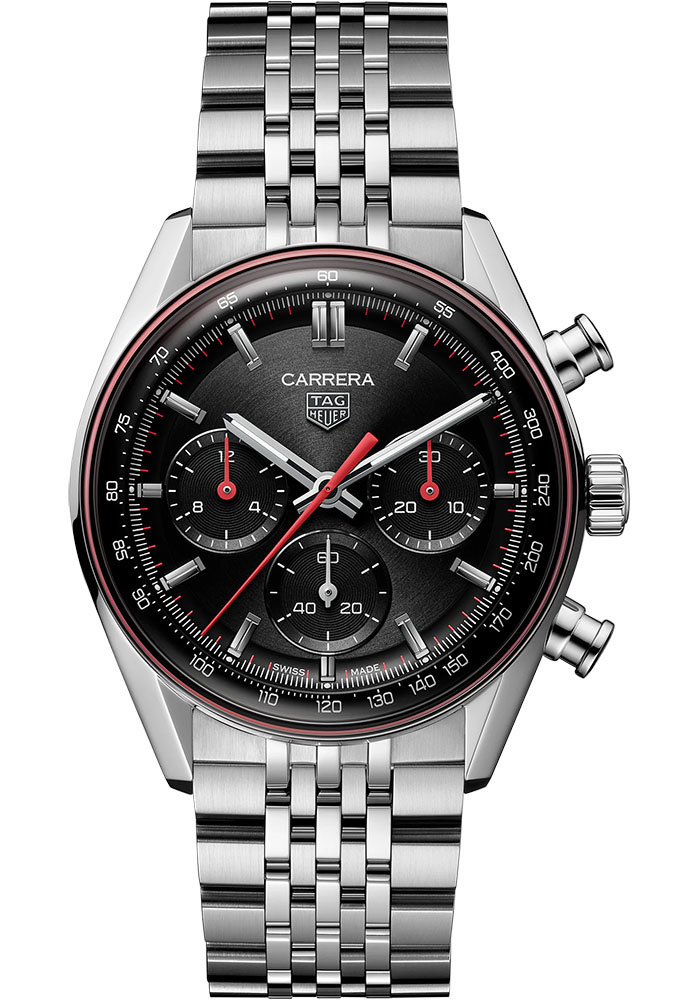 Tag Heuer Watches - Carrera Chronograph Automatic 41 mm - Steel - Bracelet - Style No: CBS2114.BA0053