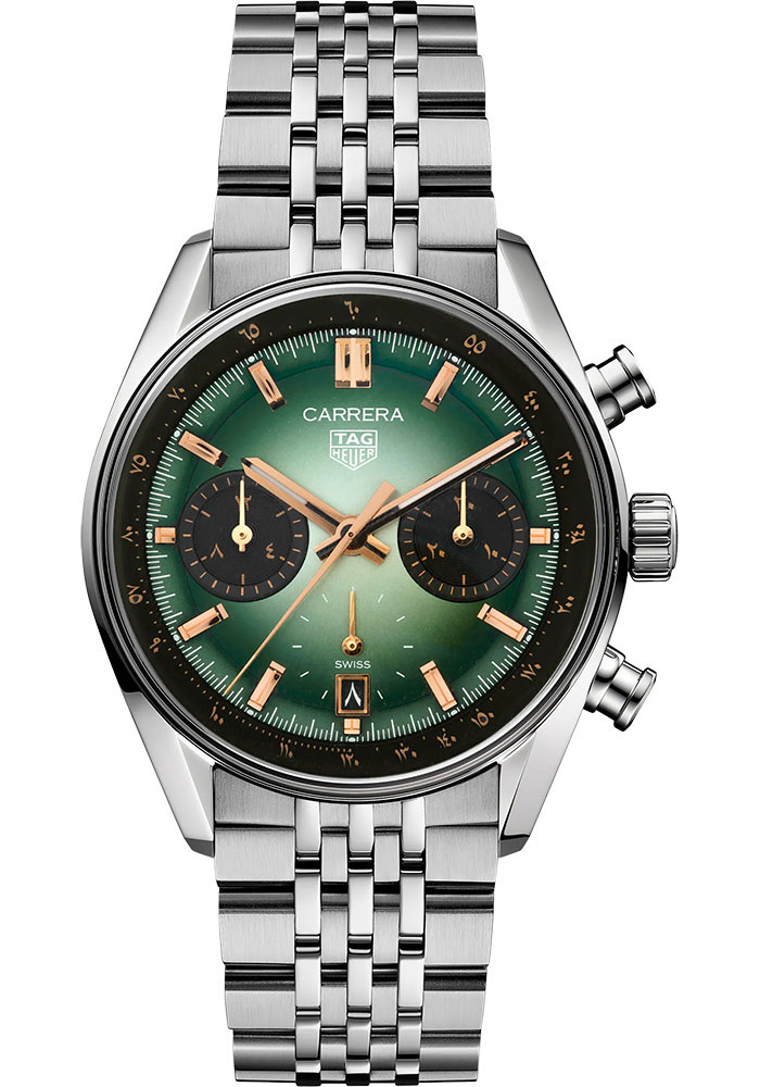 Tag Heuer Watches - Carrera Chronograph Automatic 39 mm - Steel - Bracelet - Style No: CBS2218.BA0048