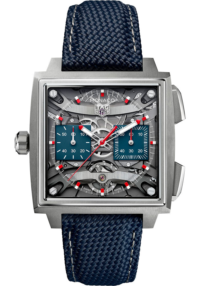 Tag Heuer Watches - Monaco Evergraph Automatic 40 mm - Titanium - Rubber Strap - Style No: CEW5181.FT8123