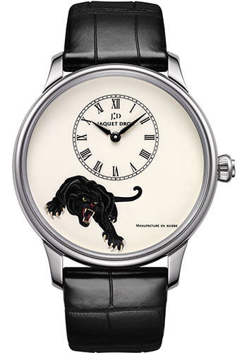 Jaquet Droz Watches - Les Ateliers D'Art Petite Heure Minute Panthere - Style No: J005034234