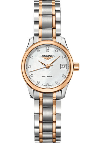 Longines Watches - Master Collection 25.5 mm - Steel And Pink Gold - Bracelet - Style No: L2.128.5.89.7