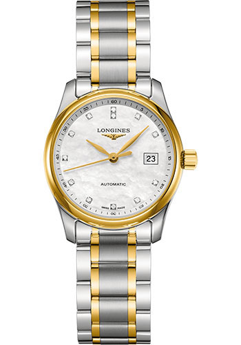Longines Watches - Master Collection 29 mm - Steel And Yellow Gold Cap 200 - Bracelet - Style No: L2.257.5.87.7