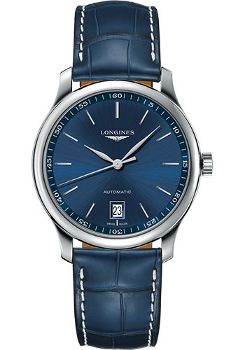 Longines Watches - Master Collection 38.5 mm - Steel - Alligator Strap - Style No: L2.628.4.92.0