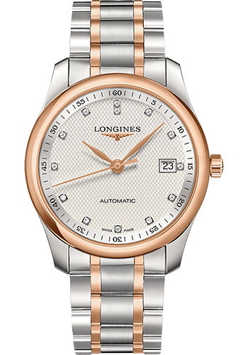 Longines Watches - Master Collection 40 mm - Steel And Pink Gold Cap 200 - Bracelet - Style No: L2.793.5.77.7