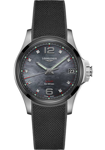 Longines L3.319.4.88.9 Conquest V.H.P. (36mm|Steel\u0026Ceramic|Rub)