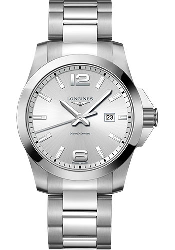 Longines Watches - Conquest 43 mm - Steel - Style No: L3.760.4.76.6