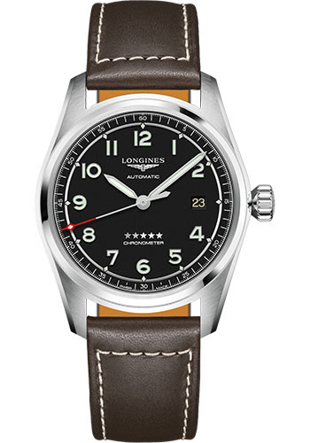 Longines Watches - Spirit 40 mm - Leather Strap - Style No: L3.810.4.53.0