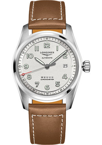 Longines Watches - Spirit 40 mm - Leather Strap - Style No: L3.810.4.73.2