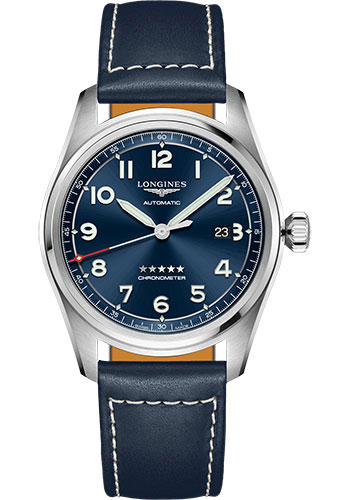 Longines Watches - Spirit 42 mm - Leather Strap - Style No: L3.811.4.93.0