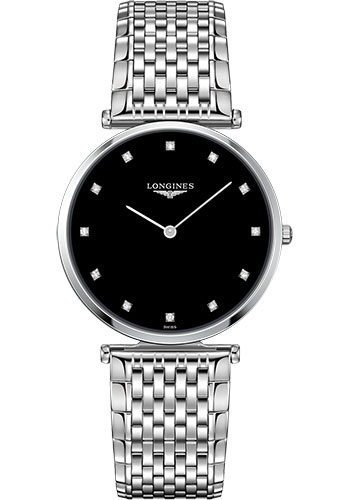 Longines Watches - La Grande Classique de Longines 36 mm - Quartz - Steel - Bracelet - Style No: L4.755.4.58.6