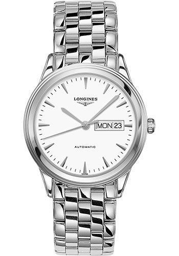 Longines Watches - Flagship 38.5 mm - Steel - Bracelet - Style No: L4.899.4.12.6