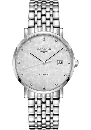 Longines Watches - Elegant Collection 39 mm - Steel - Bracelet - Style No: L4.910.4.77.6