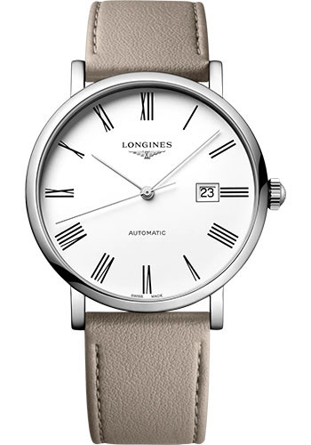 Longines Watches - Elegant Collection 41 mm - Steel - Strap - Style No: L4.911.4.11.0