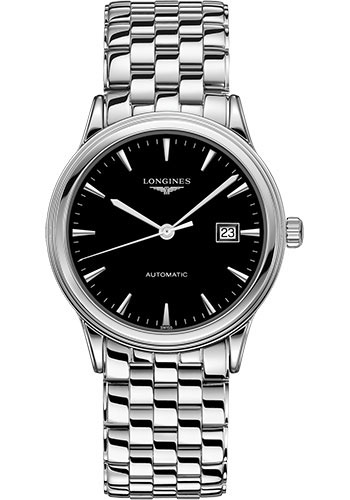 Longines Watches - Flagship 40 mm - Steel - Bracelet - Style No: L4.984.4.52.6