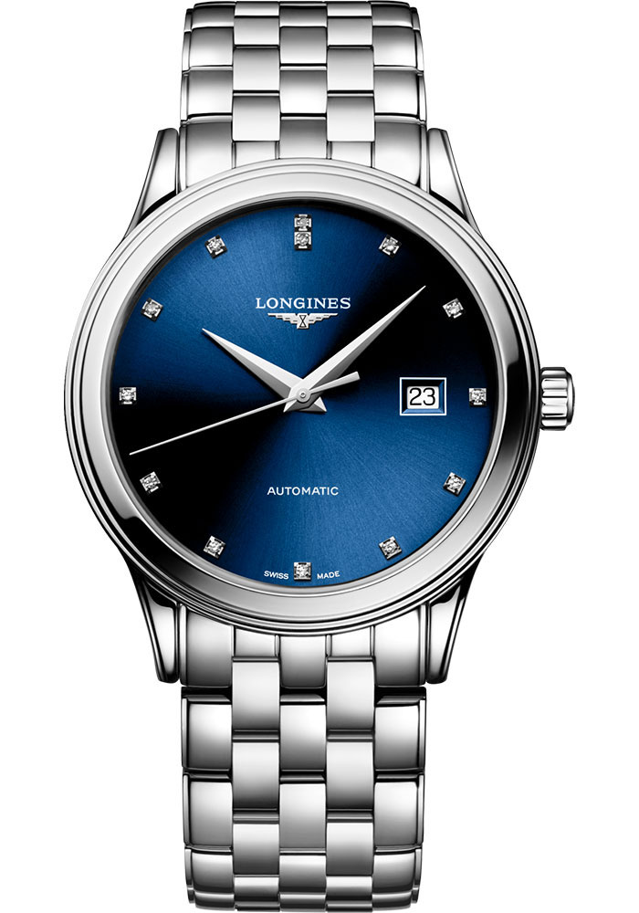 Longines Watches - Flagship 40 mm - Steel - Bracelet - Style No: L4.984.4.97.6