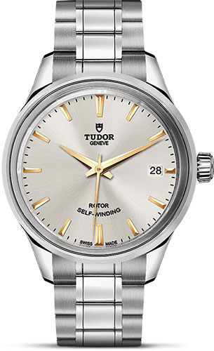Tudor Watches - Style 34 mm - Steel - Double Bezel - Bracelet - Style No: M12300-0017