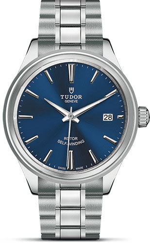 Tudor Watches - Style 38 mm - Steel - Double Bezel - Bracelet - Style No: M12500-0009