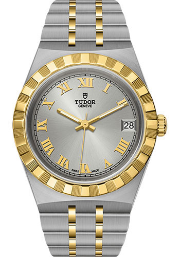 Tudor Watches - Royal 34 mm - Steel and Gold - Bracelet - Style No: M28403-0001