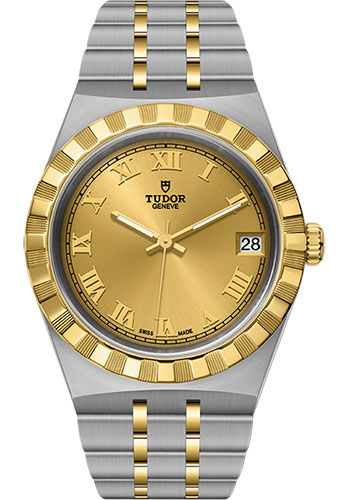 Tudor Watches - Royal 34 mm - Steel and Gold - Bracelet - Style No: M28403-0004