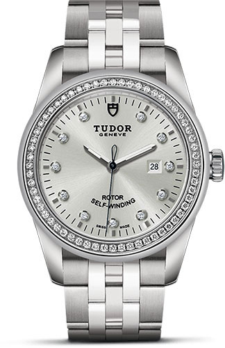 Tudor Watches - Glamour Date 31 mm - Steel - Dia Bezel - Bracelet - Style No: M53020-0003
