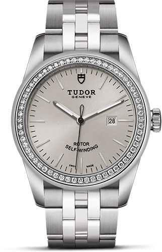 Tudor Watches - Glamour Date 31 mm - Steel - Dia Bezel - Bracelet - Style No: M53020-0004